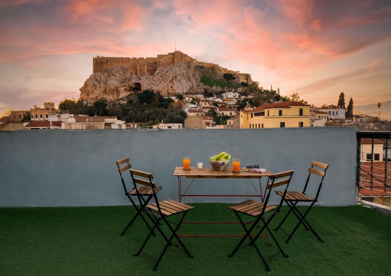 Plaka Apartment With Terrace View Athena Bagian luar foto